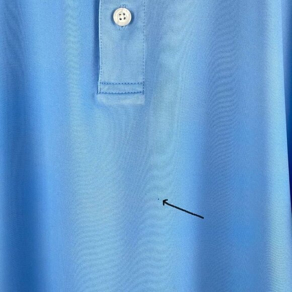 Cutter & Buck CB Drytec Men's Shirt Blue Size XL Short Sleeve Golf Polo - Picture 8 of 12